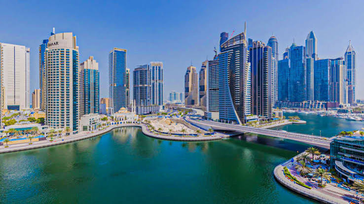 Dubai Marina waterfront living apartments
